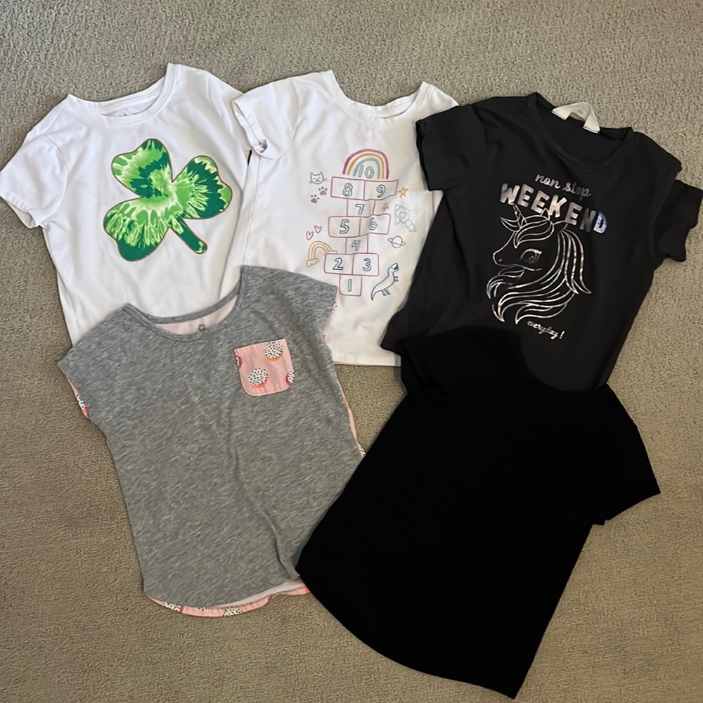 Girls 4/5T t shirt bundle